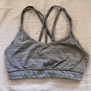 Manduka Heather Gray Sports Bra sz S